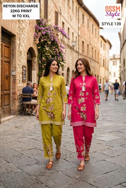 Ossm style 139 coord set india clothing wholesale suppliers